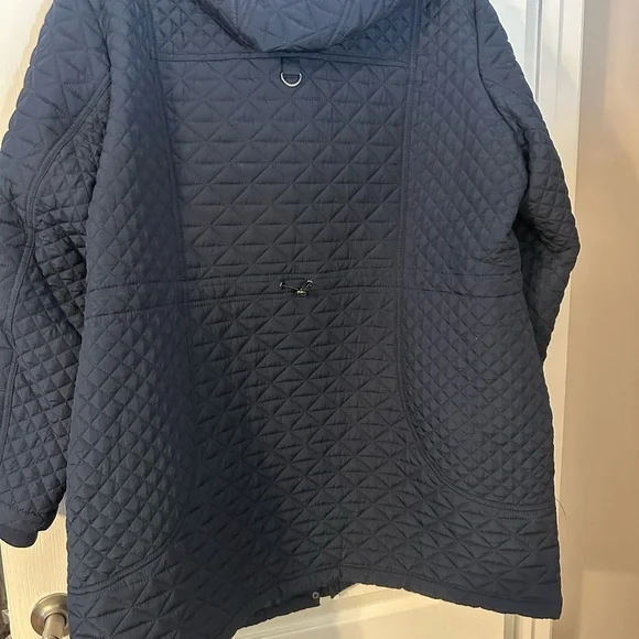 Weatherproof Quilted Navy Puffer Coat - Picture 8 of 15